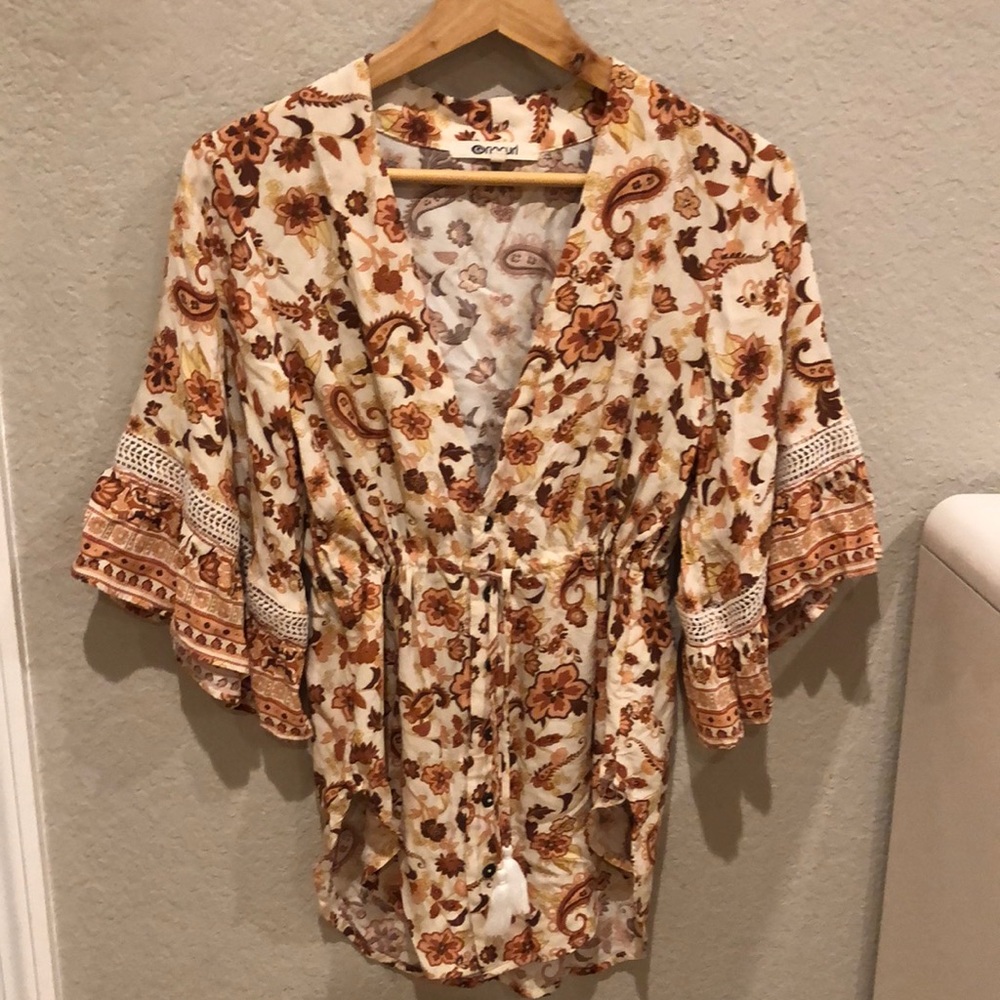 Ripcurl beach coverup/romper